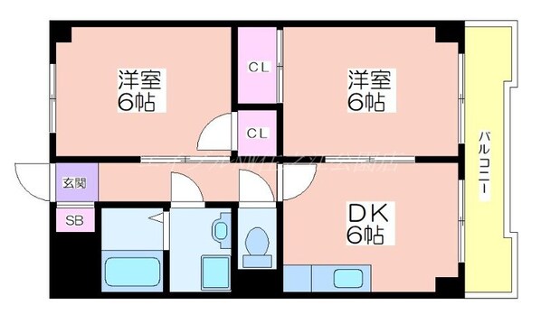 メゾンマリーネの物件間取画像